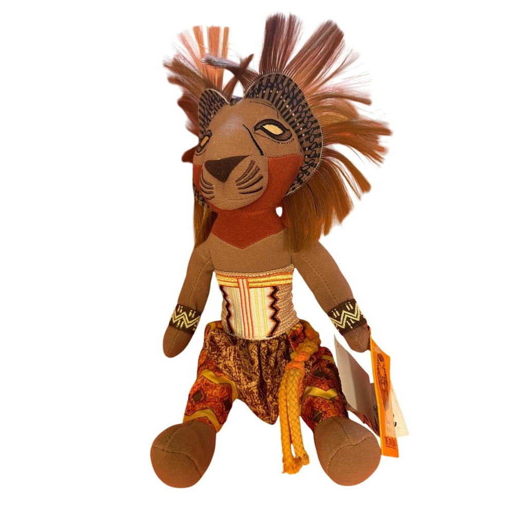 Disney The Lion King Broadway Musical‎ Simba Plush Toy (With Tags)